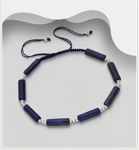 Bracelet, Rouleaux pierre semi-précieuse