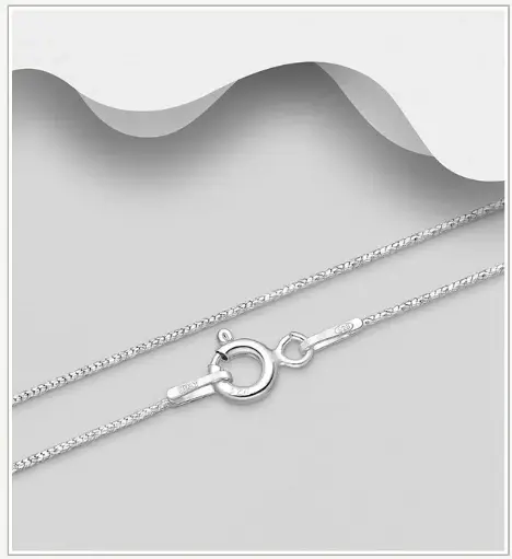[CH25103] Chaîne argent, maille serpent